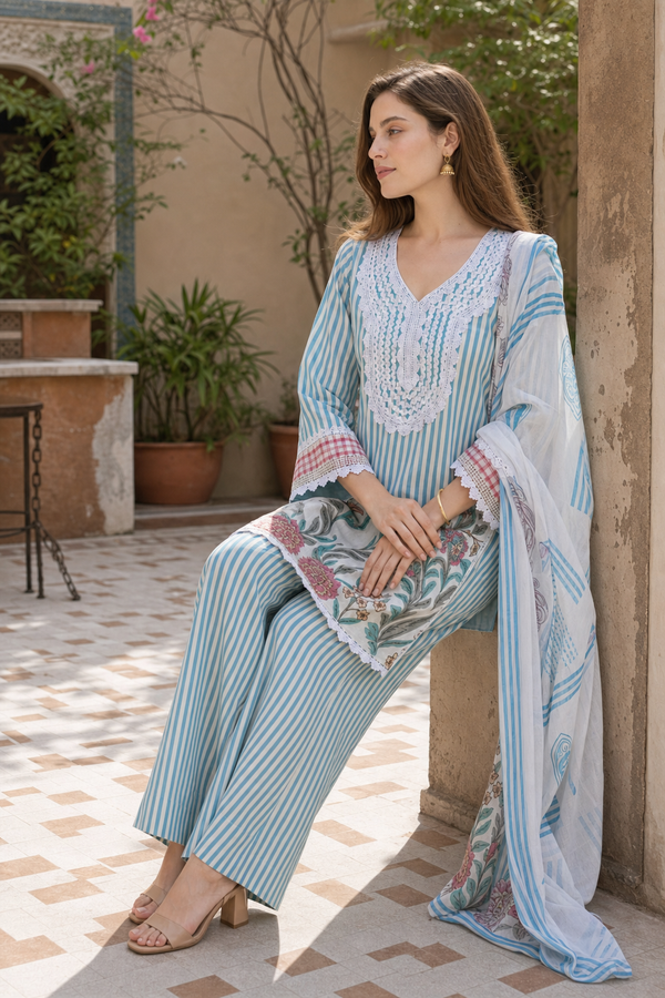 Mannat - 3 Piece Coord Set