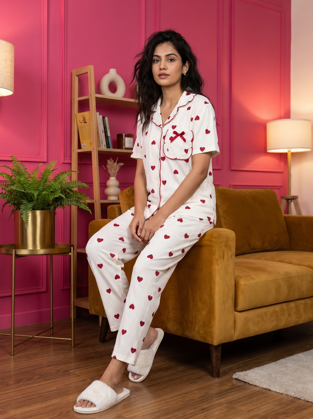Little Hearts Comfy Pajama Set