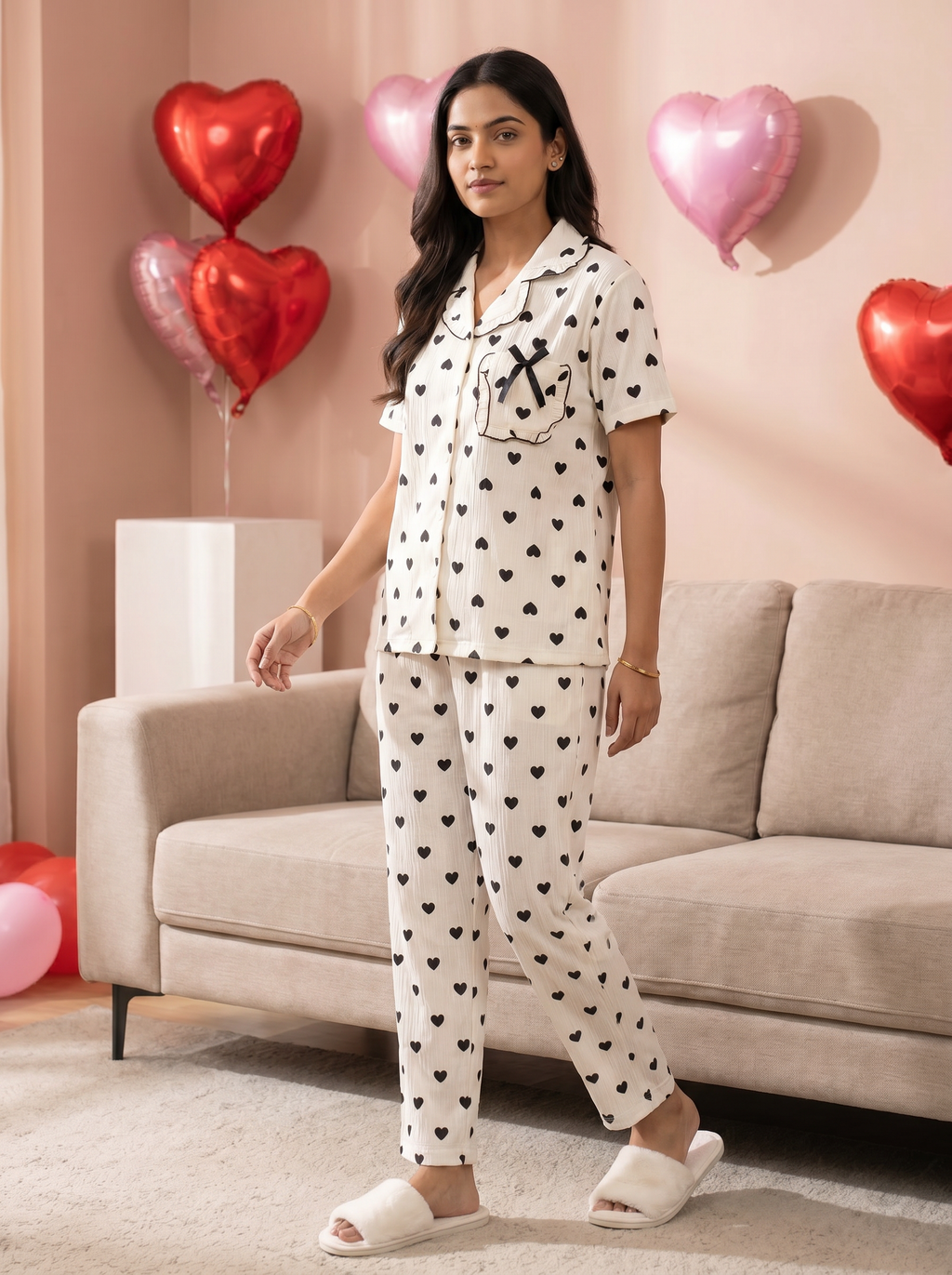 Little Hearts Comfy Pajama Set