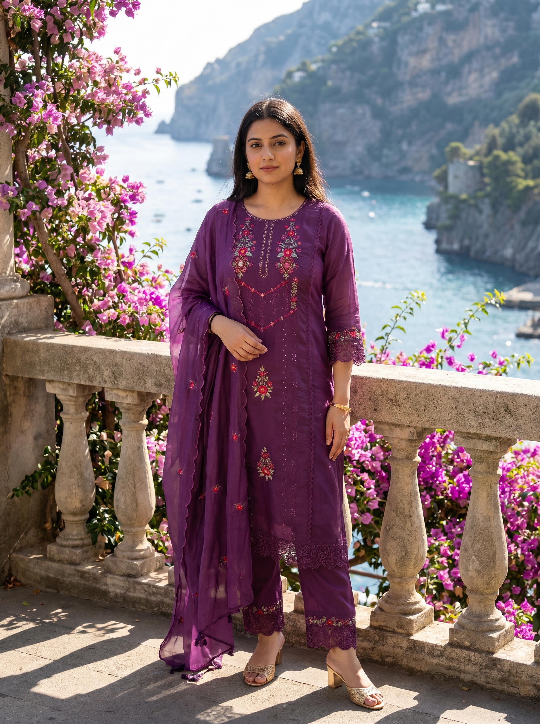 Summer Suit in Purple